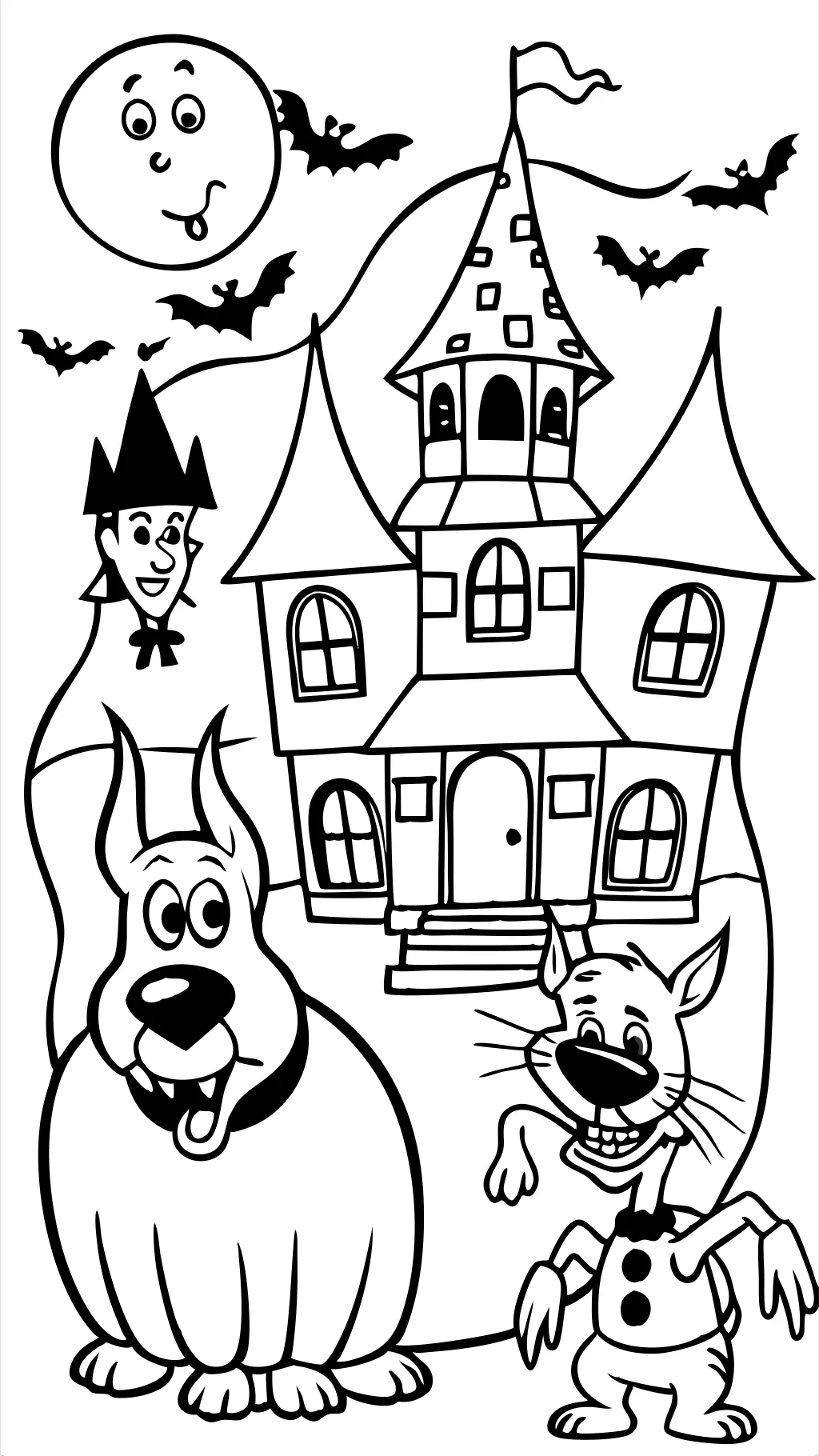 free printable scooby doo coloring pages